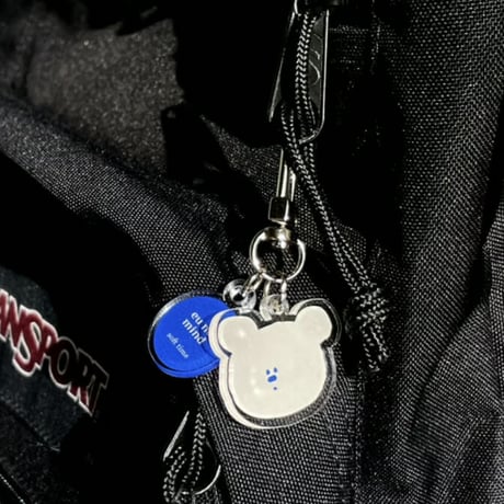 logo charm friends keyring