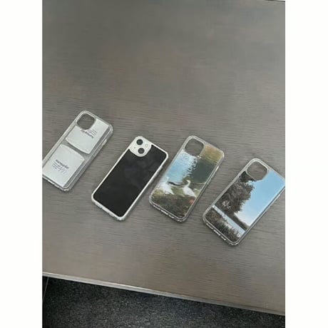 Black Crumpled Paper Jelly Hard Case
