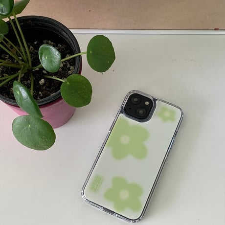 Blue And Acal Flower Gel Hard Case