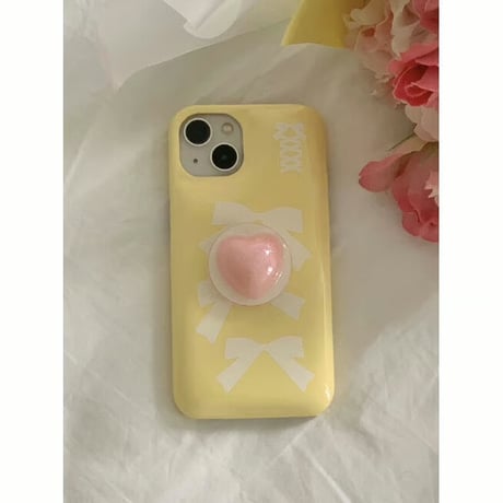Glitter Heart Resin Grip Tok