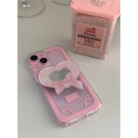 Heart Shaped Ribbon Mirror Tok