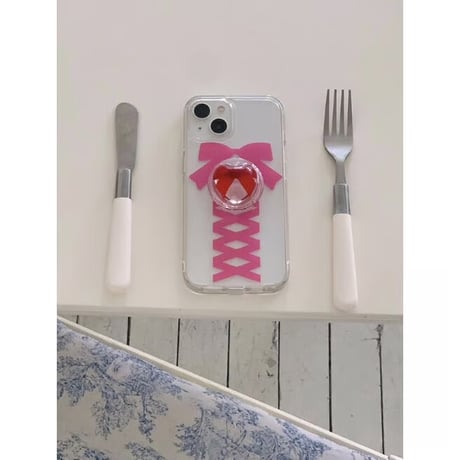 Ribbon Heart Hemisphere Grip Tok