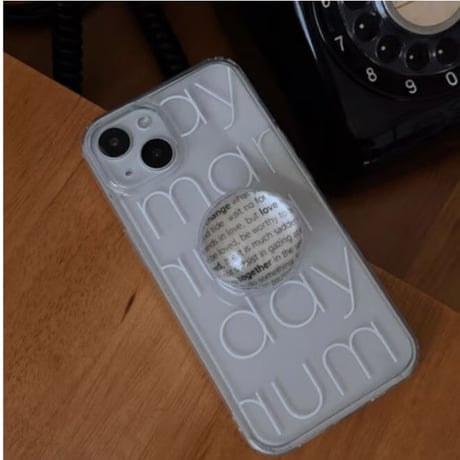 Modern Color Jelly Hard Case white