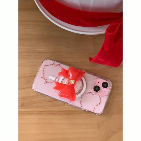 Red Heartbeat Jelly Hard Case