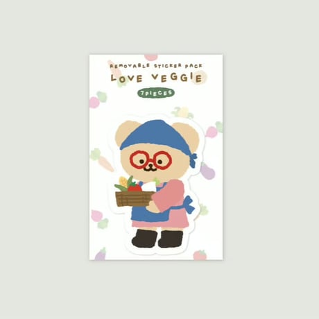 LOVE VEGGIE STICKER PACK