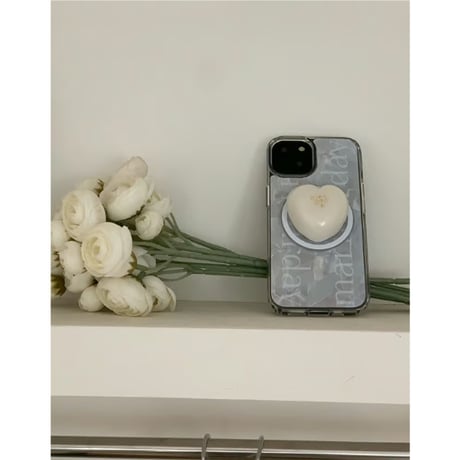 White Gold Heart Chocolate Tok
