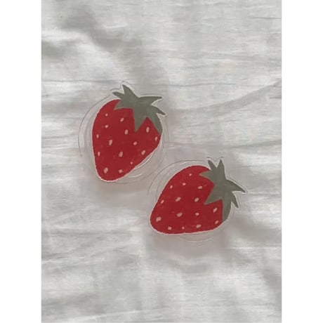Strawberry Drawing Acryl Tok