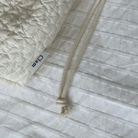 [Clam正規販売店] string pouch Soft cream