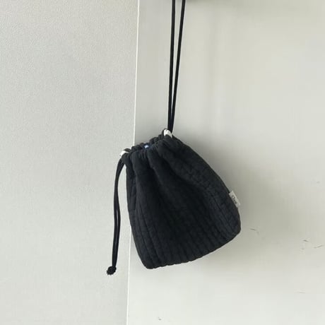 [Clam正規販売店] string pouch Soft black
