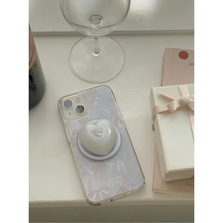 White Silver Heart Chocolate Tok
