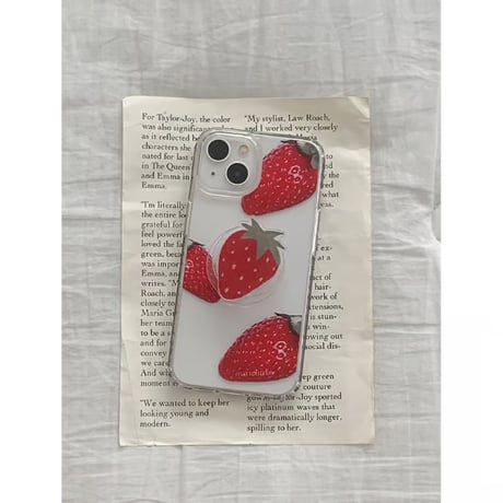 Strawberry Drawing Acryl Tok