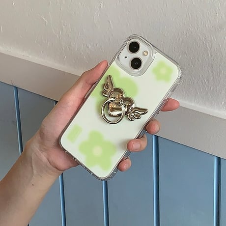 Blue And Acal Flower Gel Hard Case
