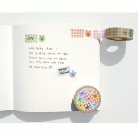 check bear masking tape