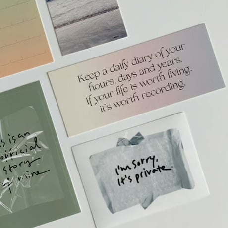 diary deco pack diary