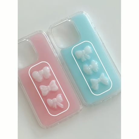 Jelly Ribbon Gel Hard Resin Case Yellow