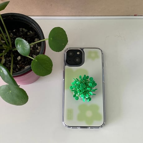 Blue And Acal Flower Gel Hard Case