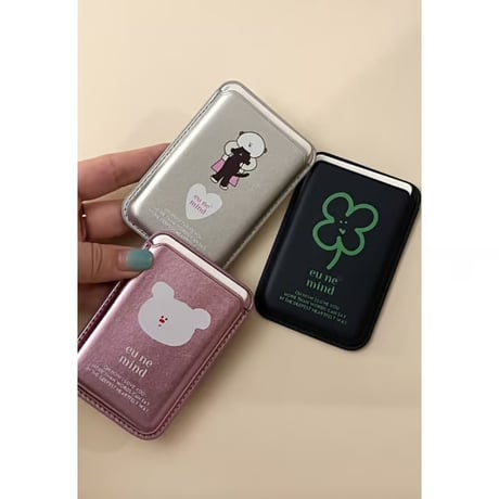 【our store stock】 Silver MagSafe Card Wallet [MagSafe]