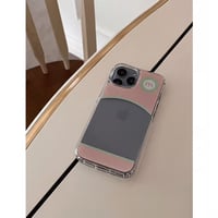 Round Jelly Hard Case Pink&Green
