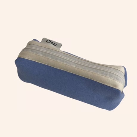 [Clam正規販売店] round pencilcase Baby blue