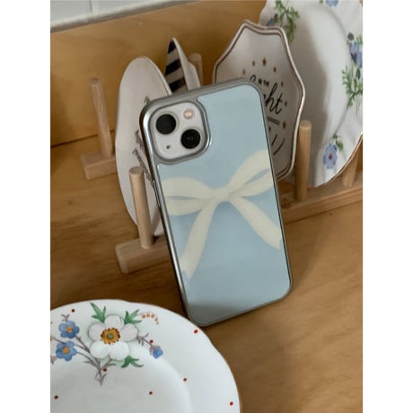 Sky Ribbon Silver Epoxy Case