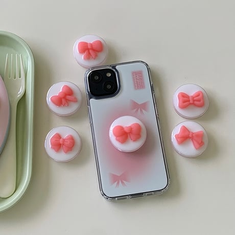 Ribbon Blur Gel Hard Case