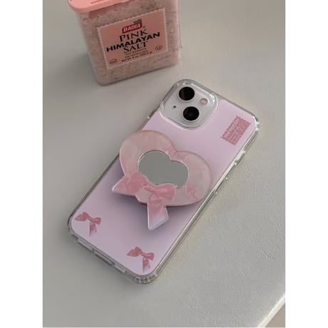 Heart Shaped Ribbon Mirror Tok