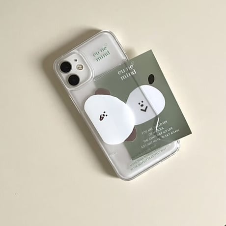 【our store stock】card poket clear hard case atori