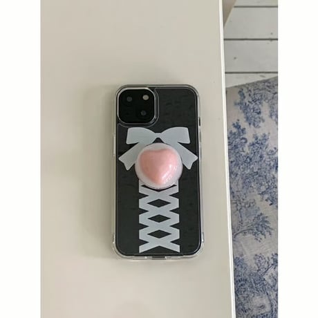 Glitter Heart Resin Grip Tok
