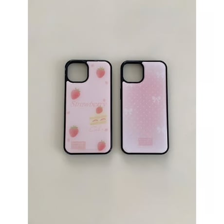 Pink Ribbon Dot Epoxy Case