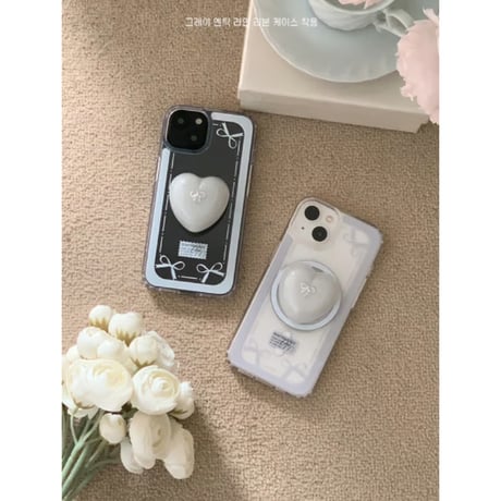White Silver Heart Chocolate Tok