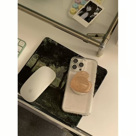 Gold Starlike Heart Resin Tok