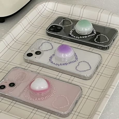 Heart Beat Jelly Hard Case Violet