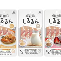 しるるん  SILKFULL 犬用 ピューレ（チキン、ヤギミルク、いちご大福）