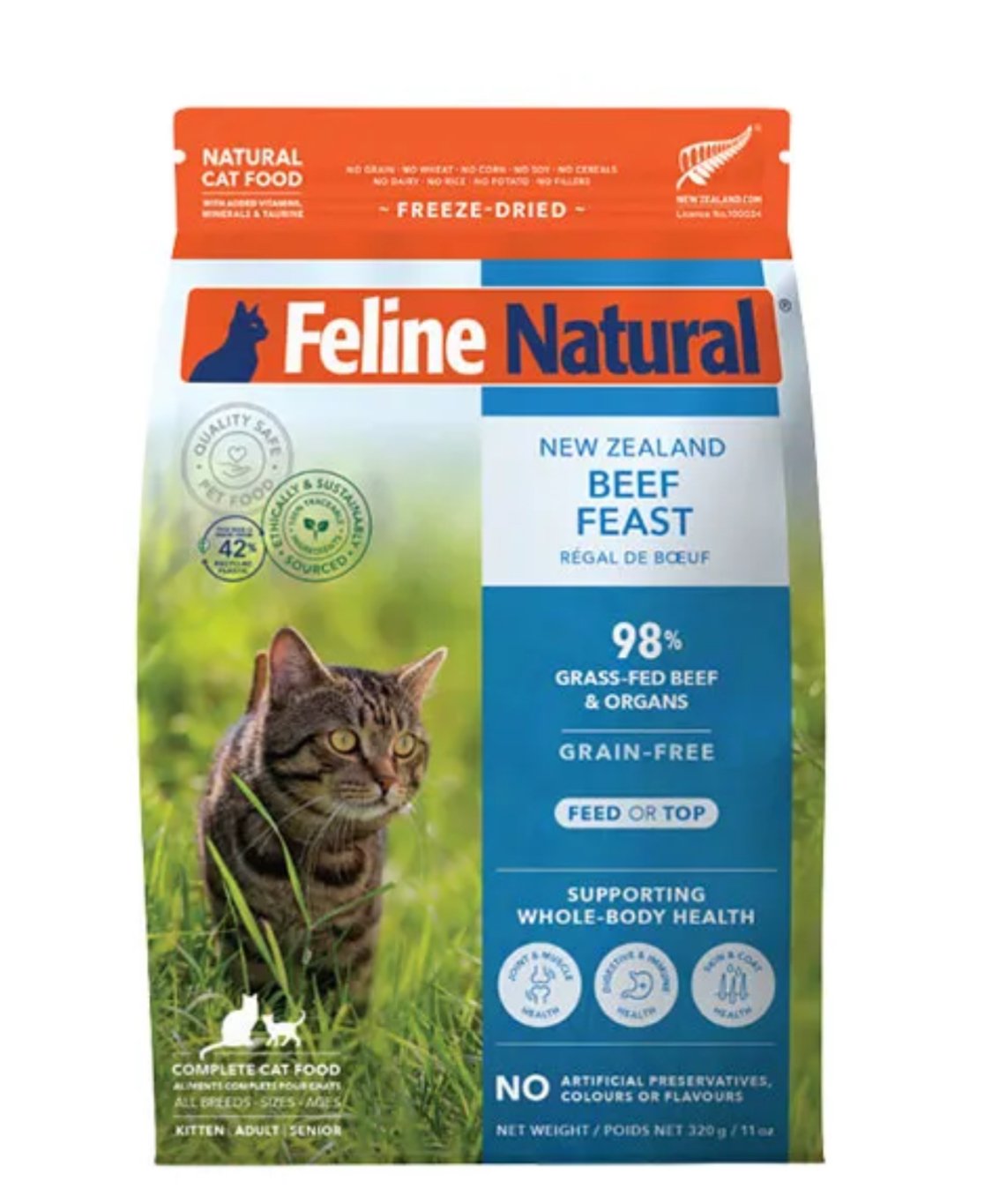 K9 CAT ビーフ フィースト 320g Feline Natural | Shushumo K9 CAT ビーフ フィースト 320g Feline Natural | Shushumo