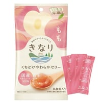 きなり くちどけやわらかゼリー もも 5g×10本
