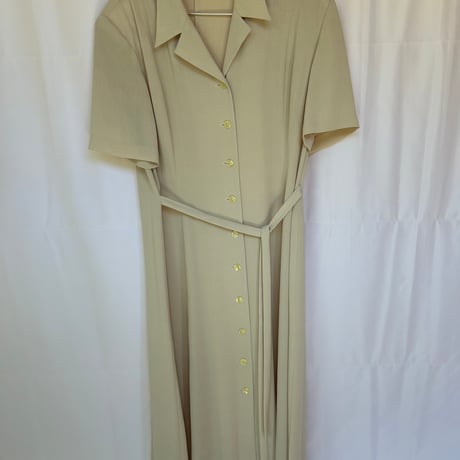 belted long dress