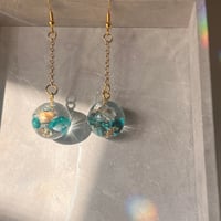 ピアス◆花浅葱