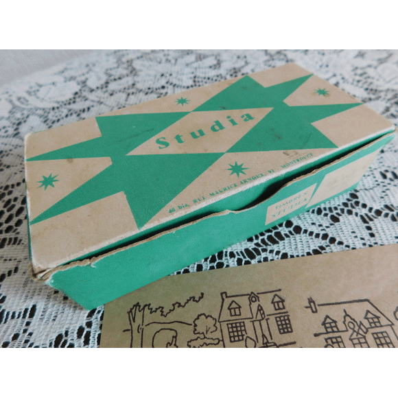 美品　フランスアンティークスタンプセット　箱つき フランスアンティーク スタンプセット studia [t007] | shanachie