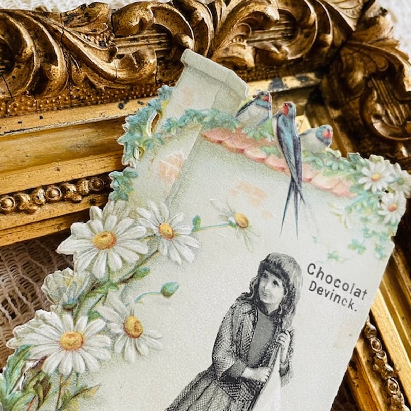 フランスアンティーク クロモス クロモカード CHOCOLAT DEVINCK [ch002-