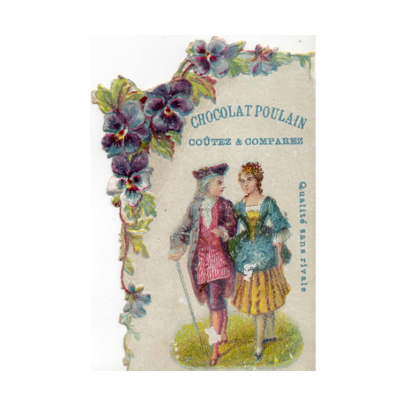 フランスアンティーク クロモス お散歩へ [ch005] | shanachie