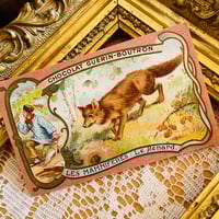 フランスアンティーク クロモス6枚セット 少女とお花 [chs030] | shanachie