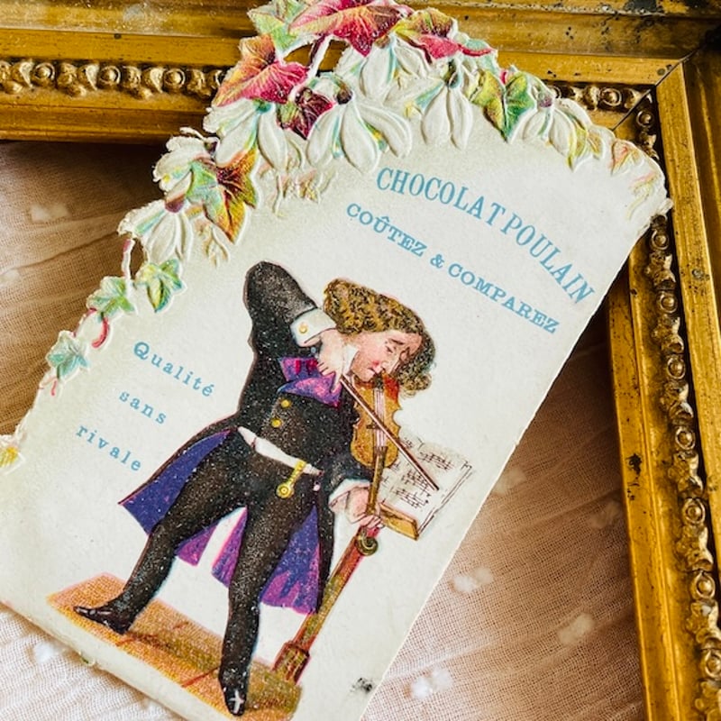 フランスアンティーク クロモス クロモカード CHOCOLAT POULAIN [ch042]
