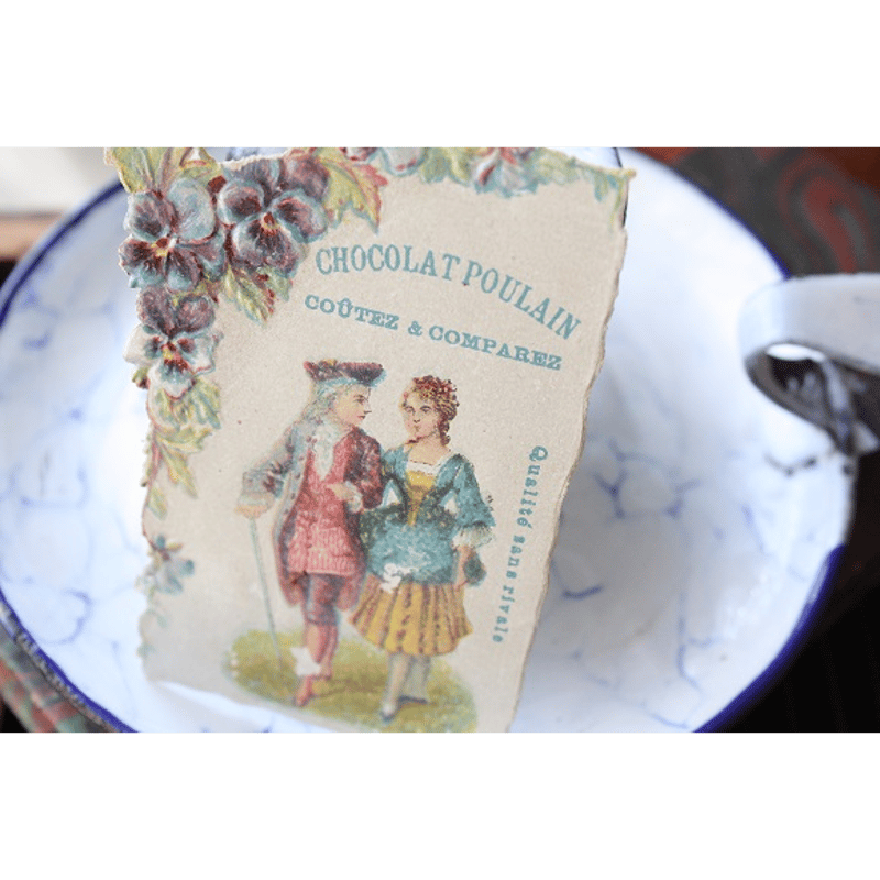 フランスアンティーク クロモス お散歩へ [ch005] | shanachie