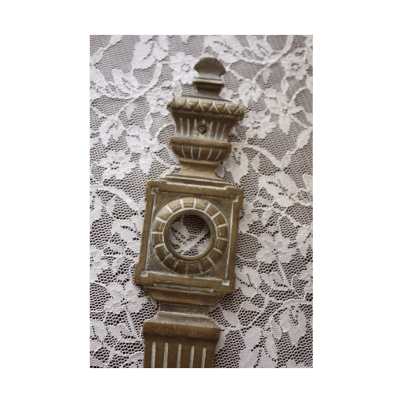 フランスアンティーク 飾りのついた鍵穴プレート [h004] | shanachie