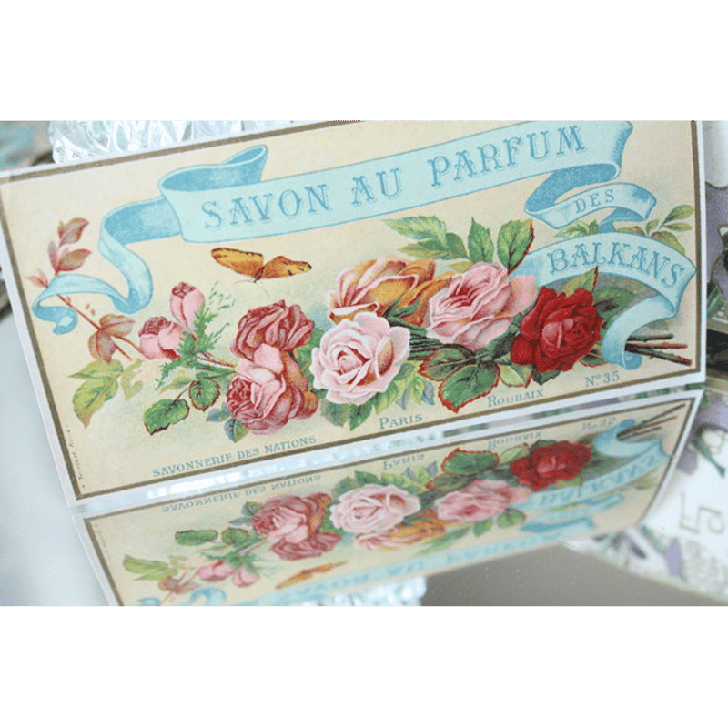 フランス アンティーク パフュームラベル savon paris サボン ラベル フランス アンティーク パフュームラベル savon paris サボン