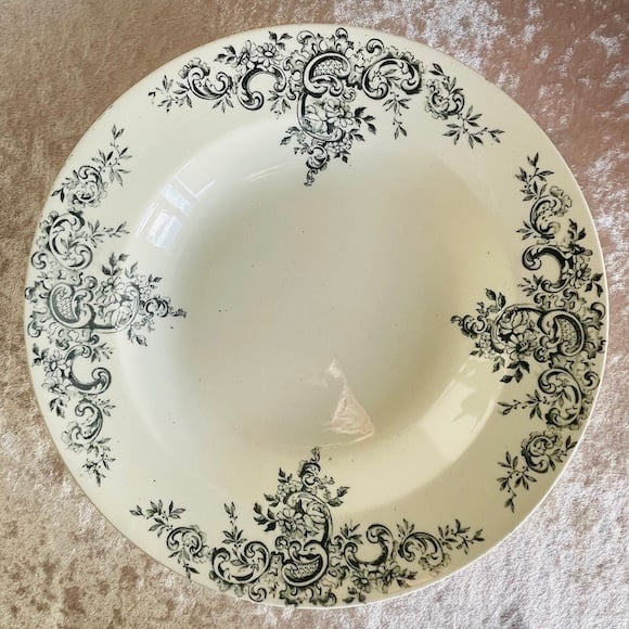 フランスアンティーク ショワジールロワ HB&Cie 深皿 [i111] | shanachie