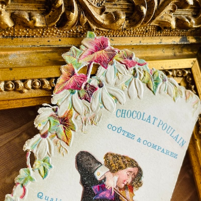 フランスアンティーク クロモス クロモカード CHOCOLAT POULAIN [ch042]