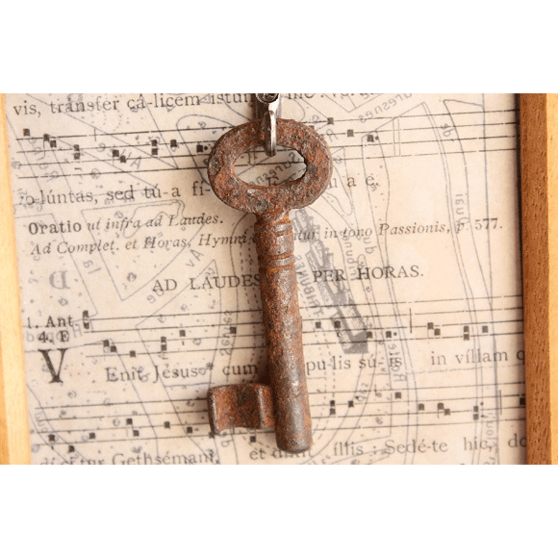 アンティークキー　鍵　キー　フランス　蚤の市　アンティーク 古びたアンティークキー 蚤の市で見つけた幸せの古い鍵 [c012] | shanachie