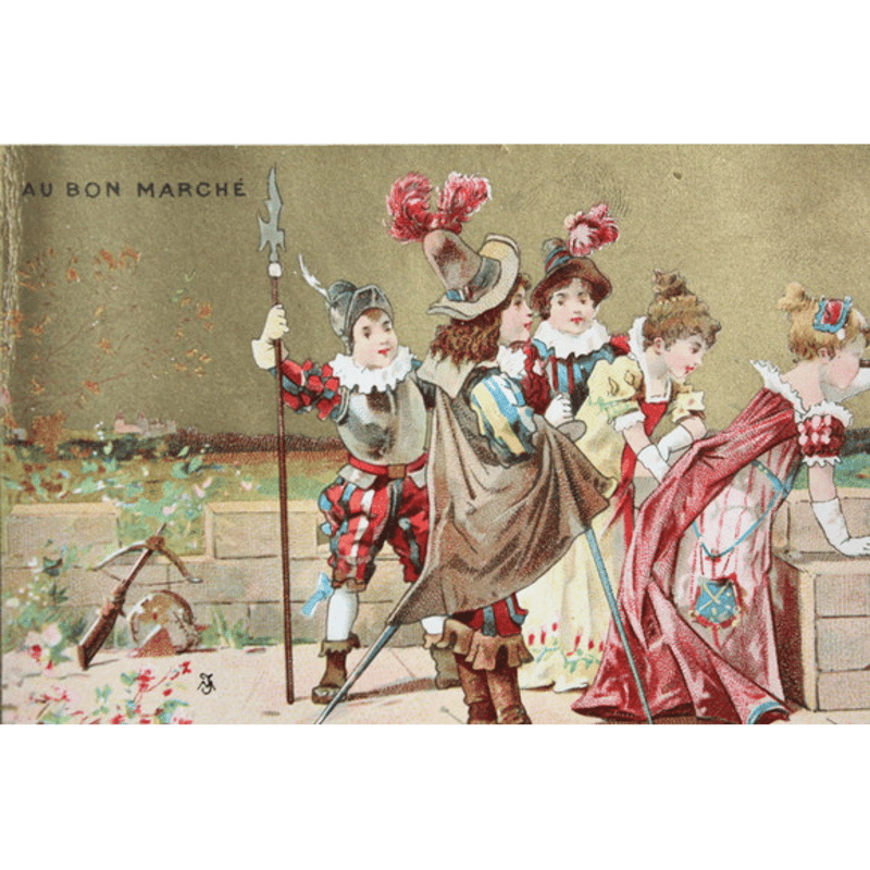 フランスアンティーク ボンマルシェのクロモス いつ帰ってくるの