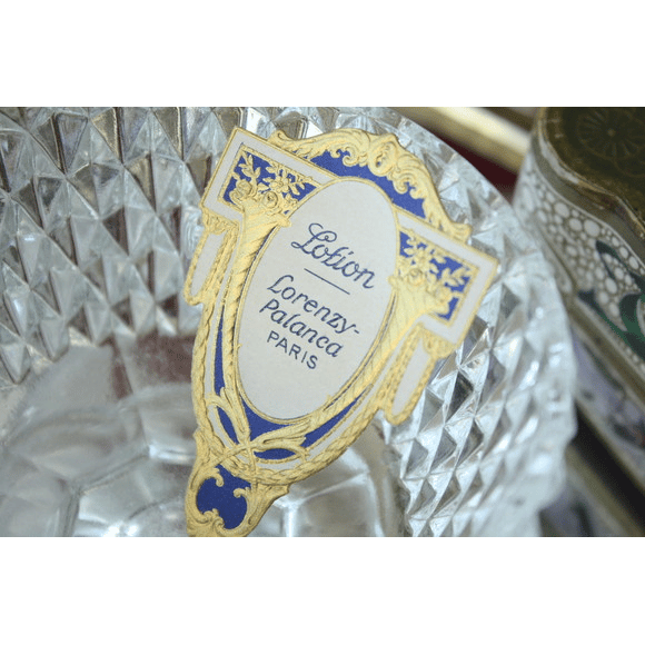 フランスアンティーク パフュームラベル LOTION-LORENZY PALANCA PARIS